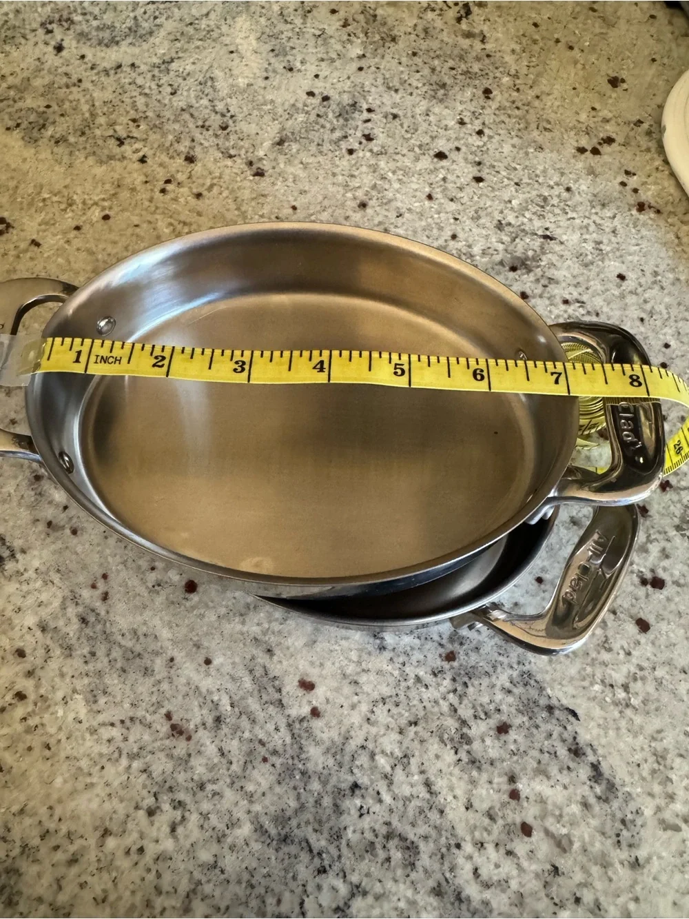 ALL CLAD MINI CASSEROLE PANS OVAL STAINLESS STEEL LIKE NEW CAPACITY IS 16 oz